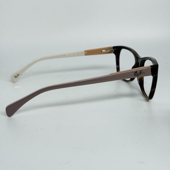 RAY-BAN RB5298 5549 Brown Tortoise/Beige Eyeglasses Frame 53-17-135 H18604 - Picture 4 of 7